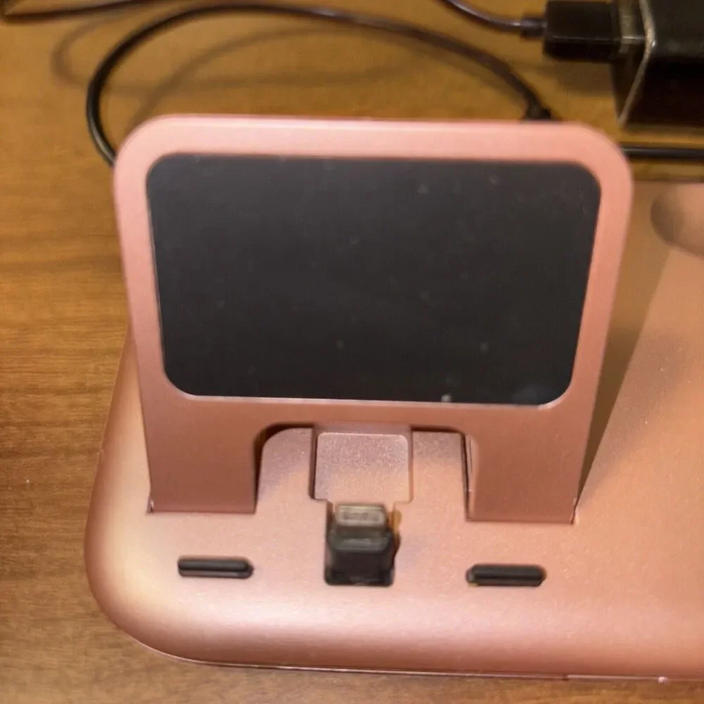 Charging Station 3 in 1 Charger Stand For Apple AirPods Watch iPhone Rose Gold